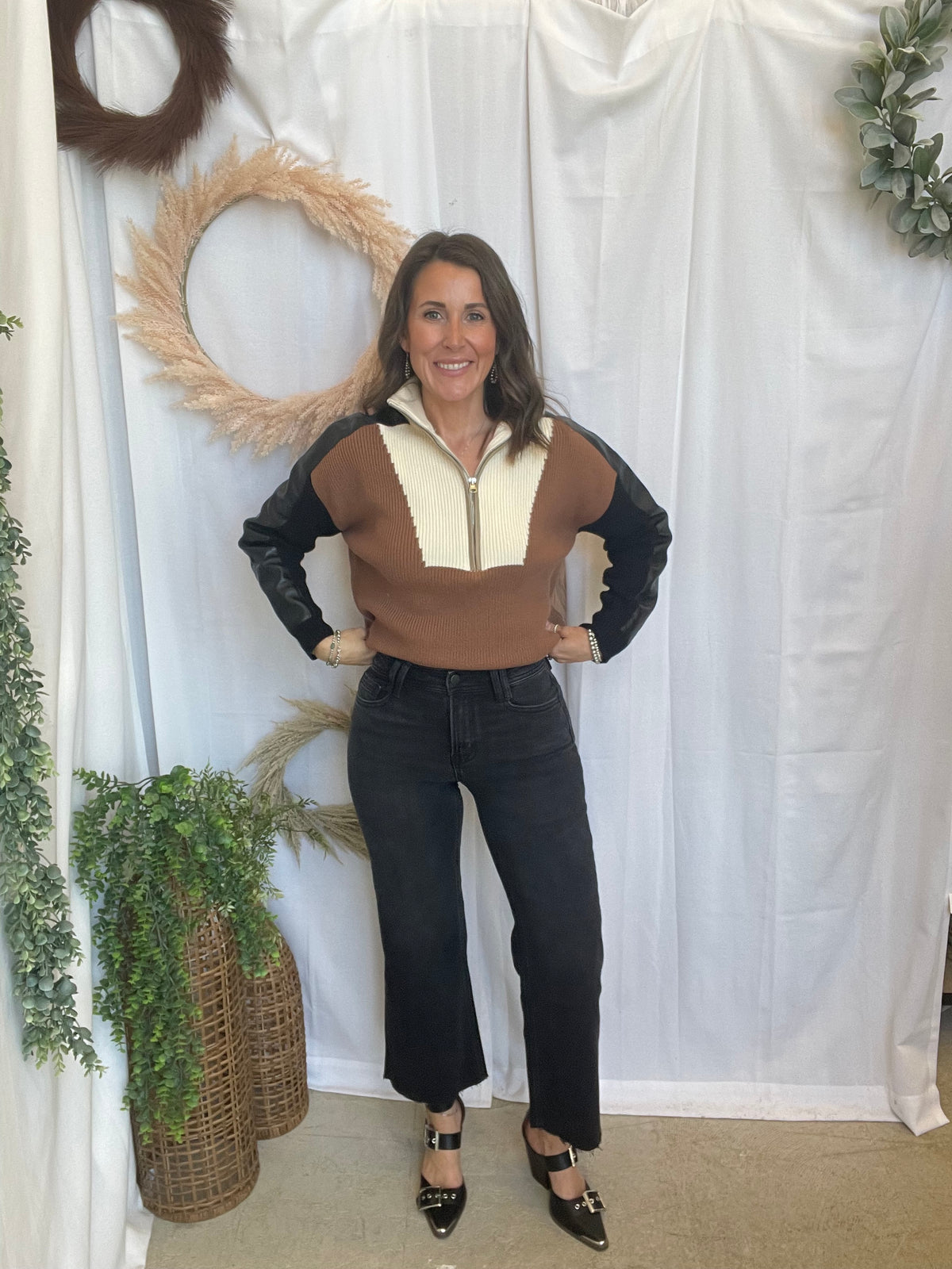 Flying Monkey Xavier Black Ankle Jeans-Jeans-flying monkey-The Silo Boutique, Women's Fashion Boutique Located in Warren and Grand Forks North Dakota