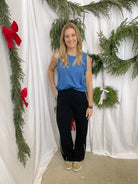 Mono B Tank Top-Blue-Tank Tops-mono b-The Silo Boutique, Women's Fashion Boutique Located in Warren and Grand Forks North Dakota