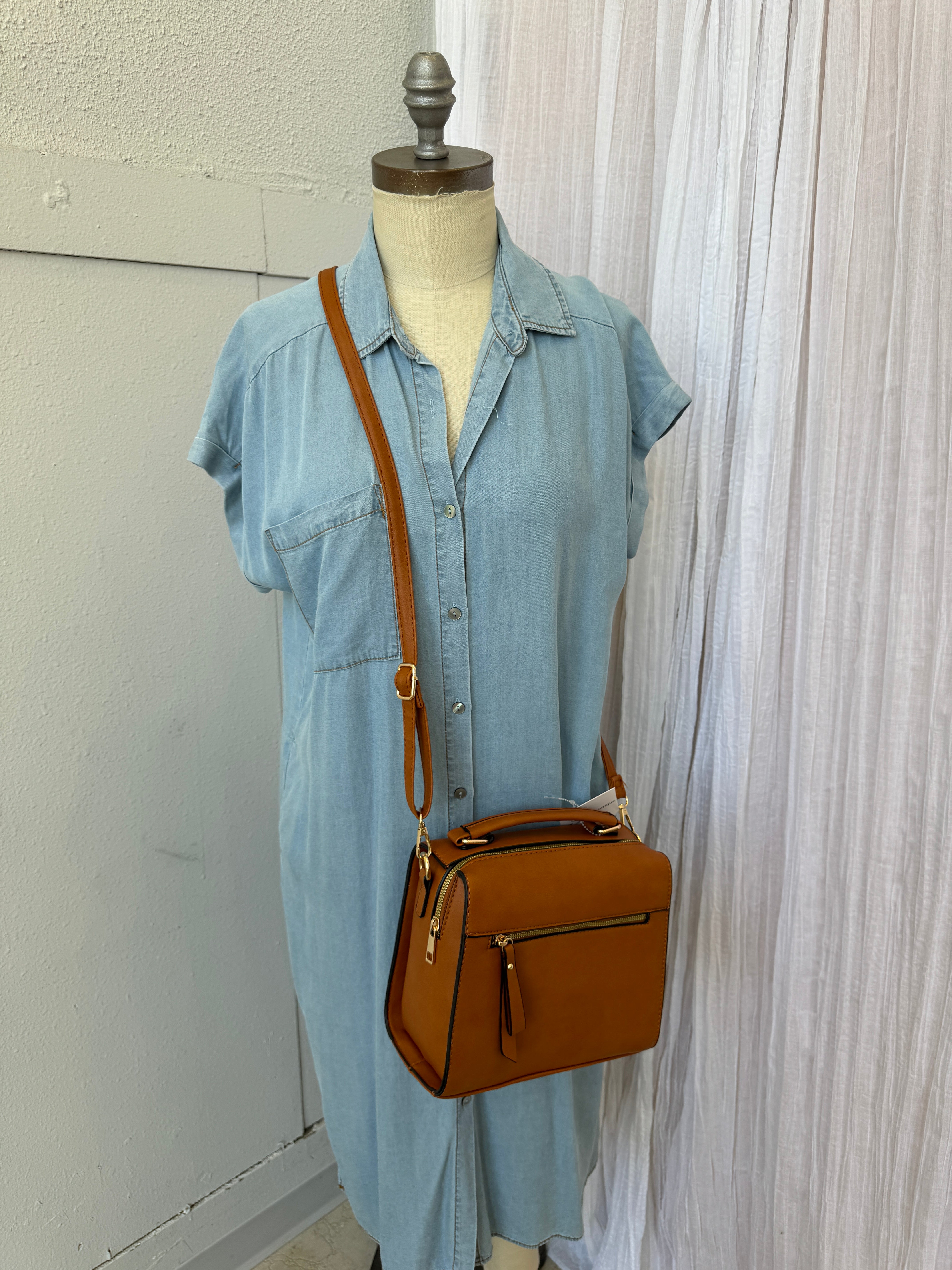 Messenger Crossbody Purse + Wallet-Crossbody Purses-princess purse-The Silo Boutique, Women's Fashion Boutique Located in Warren and Grand Forks North Dakota