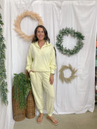 Rae Mode Quarter Zip Scuba Pullover-Lemonilla-Sweatshirts-rae mode-The Silo Boutique, Women's Fashion Boutique Located in Warren and Grand Forks North Dakota