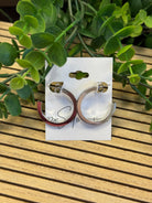 Square Silver Hoop Earrings-Earrings-Dallas Market-The Silo Boutique, Women's Fashion Boutique Located in Warren and Grand Forks North Dakota