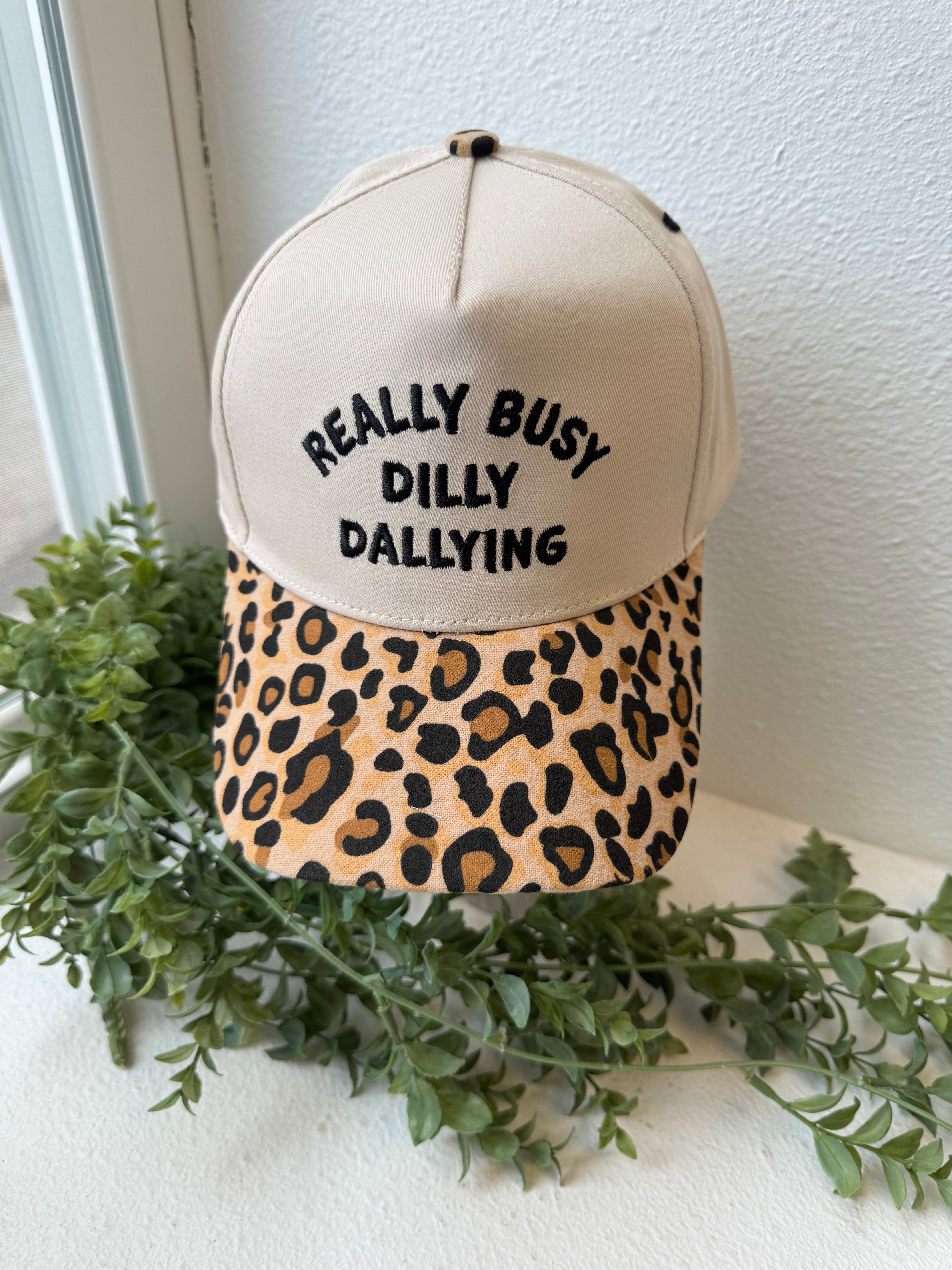 Zen Really Busy Dilly Dallying Hat-Leopard-Hats-Zenana-The Silo Boutique, Women's Fashion Boutique Located in Warren and Grand Forks North Dakota