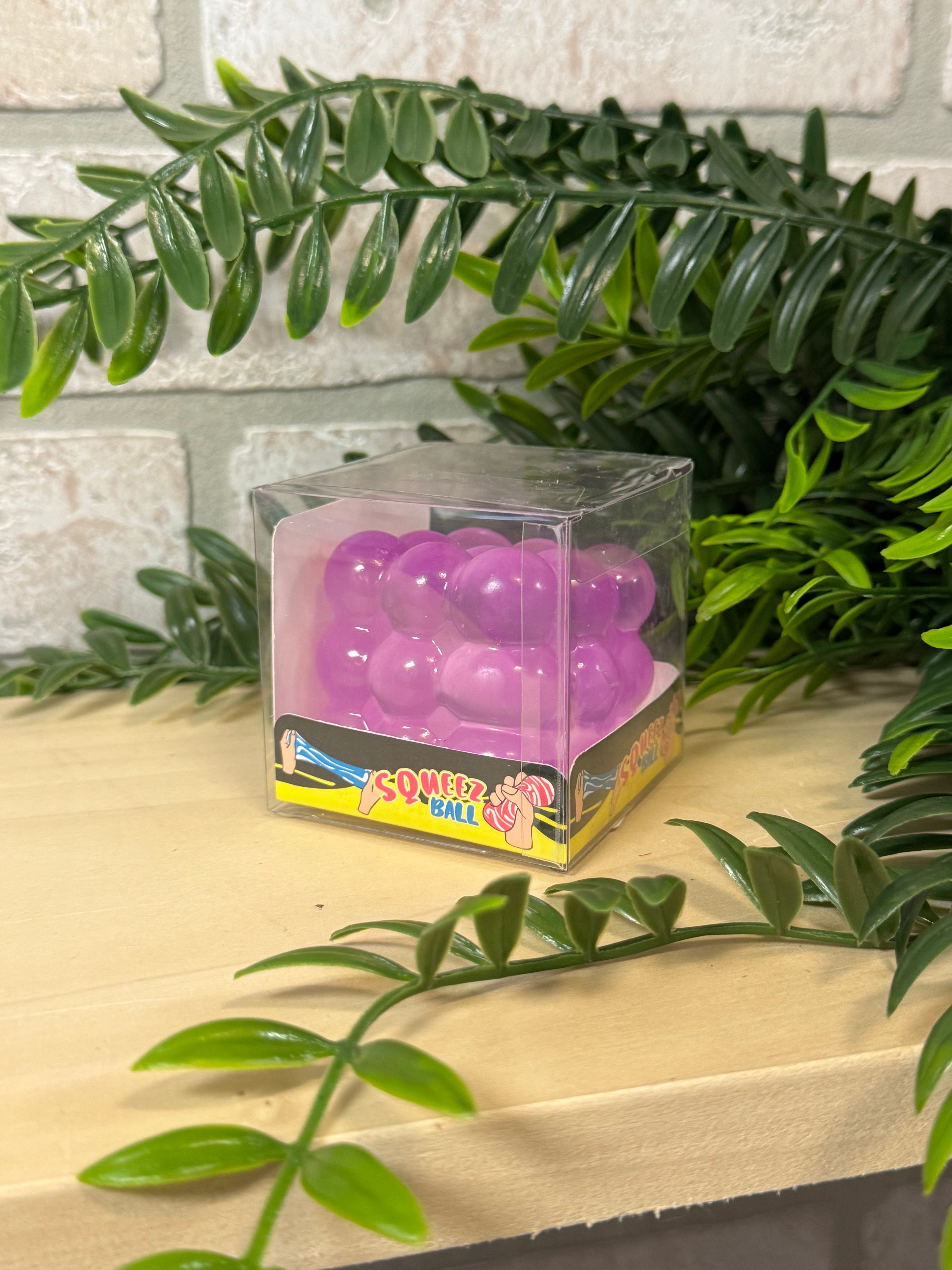 Bubble Cube Squeeze Ball-toys-ask-The Silo Boutique, Women's Fashion Boutique Located in Warren and Grand Forks North Dakota