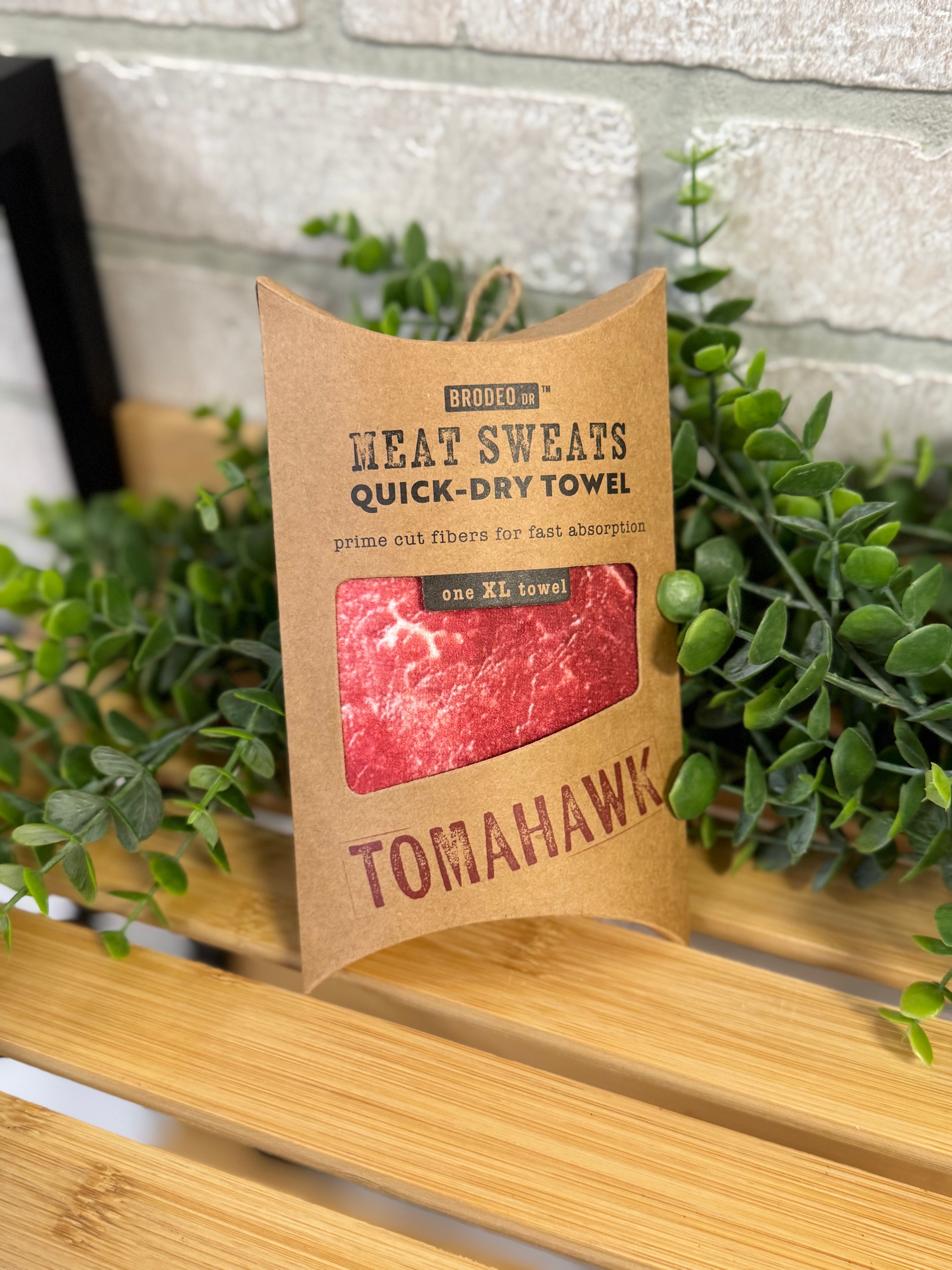 Brodeo Drive Meat Sweats Quick-Dry Towel-dish cloth-dm-The Silo Boutique, Women's Fashion Boutique Located in Warren and Grand Forks North Dakota