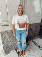 Joy Comes in the Morning Tee-Graphic Tees-whitney Creations-The Silo Boutique, Women's Fashion Boutique Located in Warren and Grand Forks North Dakota