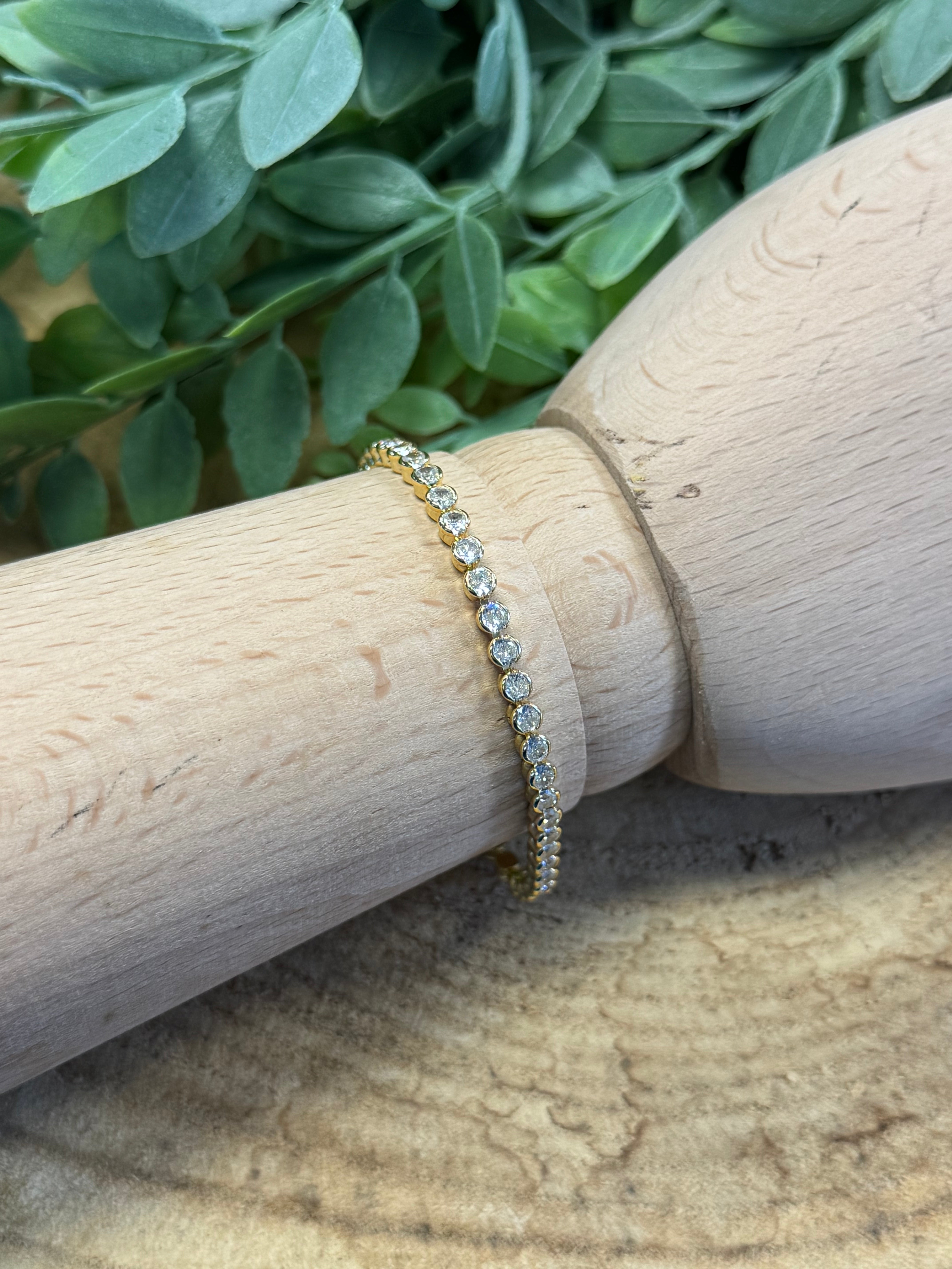 Bezel Set Pull-Cord Bracelet-Final Sale-Amanda Blu-The Silo Boutique, Women's Fashion Boutique Located in Warren and Grand Forks North Dakota