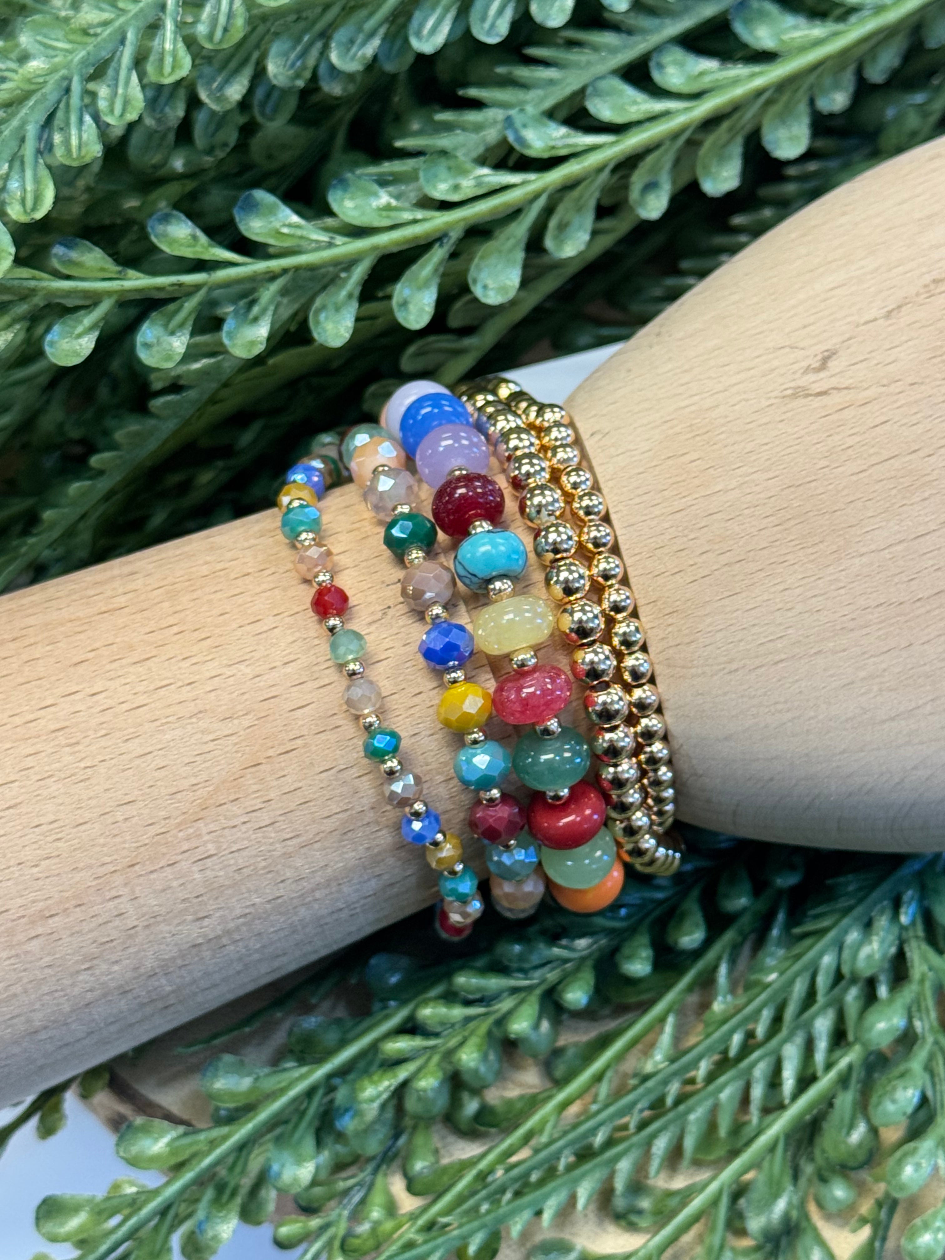 Molly Multicolor Bracelet Set-Bracelets-fame-The Silo Boutique, Women's Fashion Boutique Located in Warren and Grand Forks North Dakota