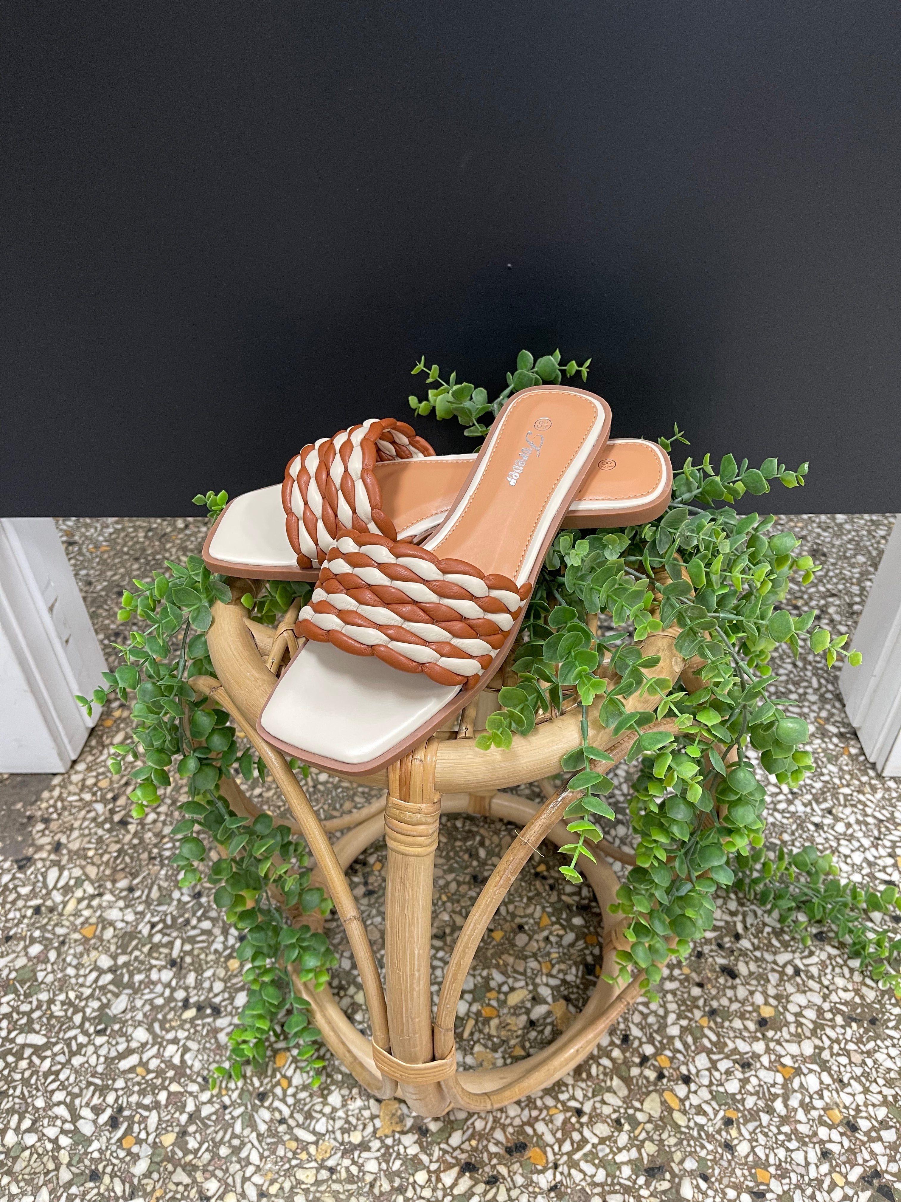 Forever Standout Tan Sandal-Sandals-Forever Link-The Silo Boutique, Women's Fashion Boutique Located in Warren and Grand Forks North Dakota