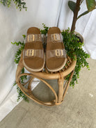 Soda Crest Clear Sandal-Shoes-soda-The Silo Boutique, Women's Fashion Boutique Located in Warren and Grand Forks North Dakota