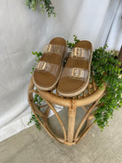 Soda Crest Clear Sandal-Shoes-soda-The Silo Boutique, Women's Fashion Boutique Located in Warren and Grand Forks North Dakota
