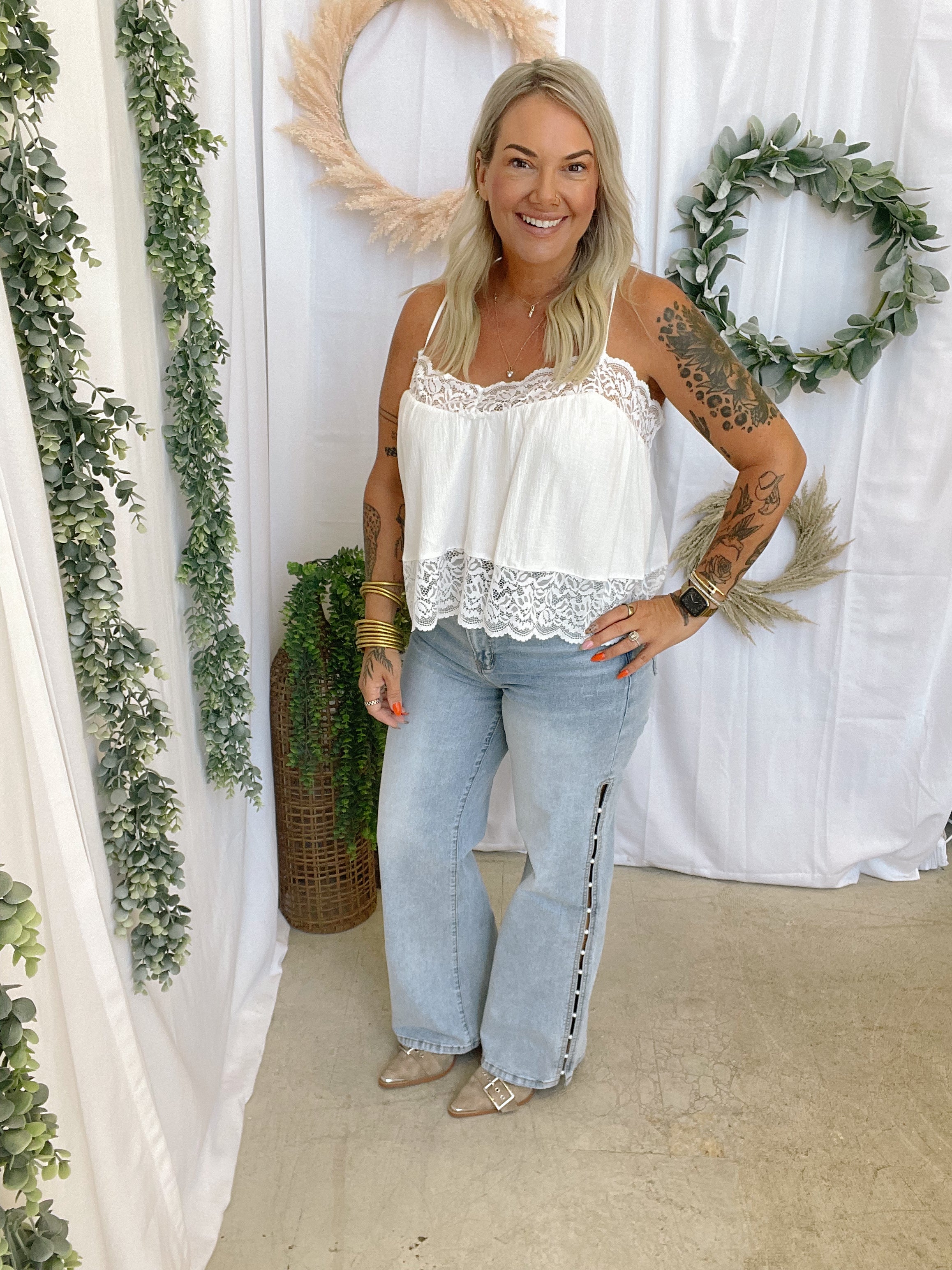 Mica Plantation Pearl Jeans-Jeans-mica-The Silo Boutique, Women's Fashion Boutique Located in Warren and Grand Forks North Dakota