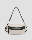 Brookie Sherpa Belt Bag w/ Strap-Crossbody Purses-Jen and Co-The Silo Boutique, Women's Fashion Boutique Located in Warren and Grand Forks North Dakota