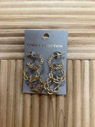 Trio Chain Earrings Set-Earrings-Fame-The Silo Boutique, Women's Fashion Boutique Located in Warren and Grand Forks North Dakota