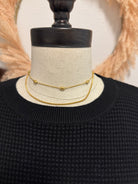 City Layered Short Necklace-Necklaces-city-The Silo Boutique, Women's Fashion Boutique Located in Warren and Grand Forks North Dakota