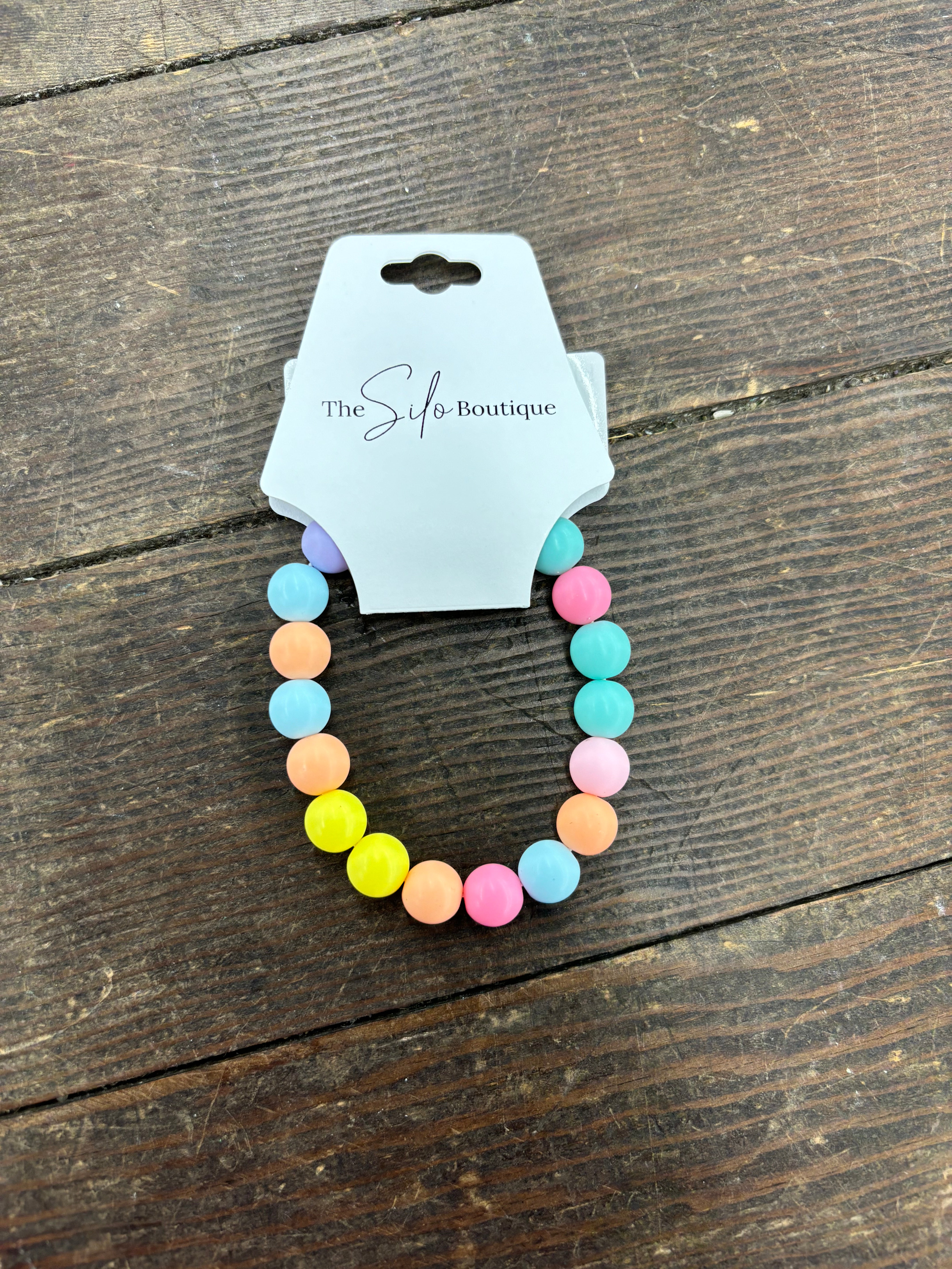 Kids Multi Bead Bracelet-Bracelets-little trendy-The Silo Boutique, Women's Fashion Boutique Located in Warren and Grand Forks North Dakota