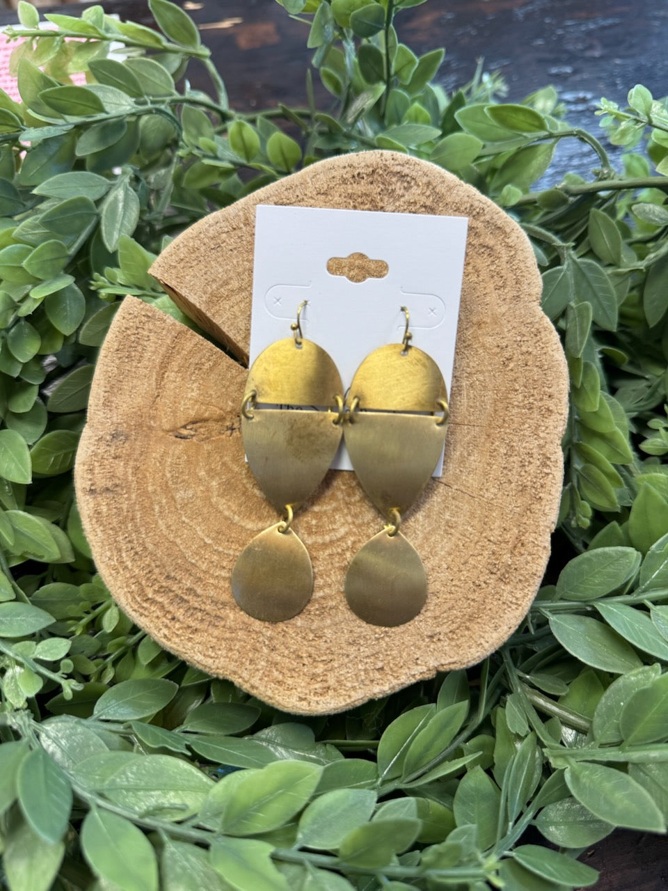 Kenzie Gold Layered Earrings-Earrings-Dallas Market-The Silo Boutique, Women's Fashion Boutique Located in Warren and Grand Forks North Dakota