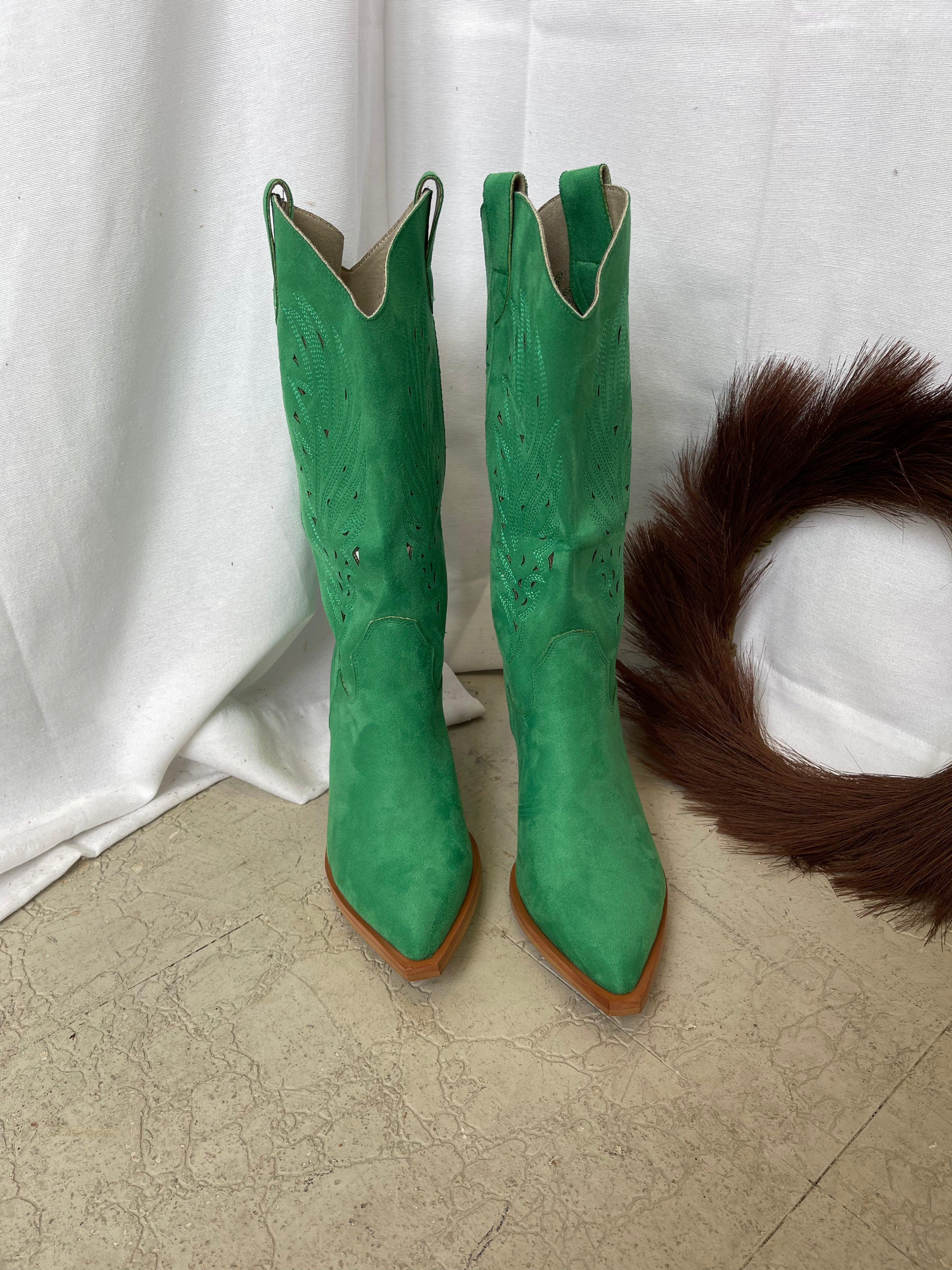 MiiM Olivia Boot-Green-Boots-miracle mile-The Silo Boutique, Women's Fashion Boutique Located in Warren and Grand Forks North Dakota