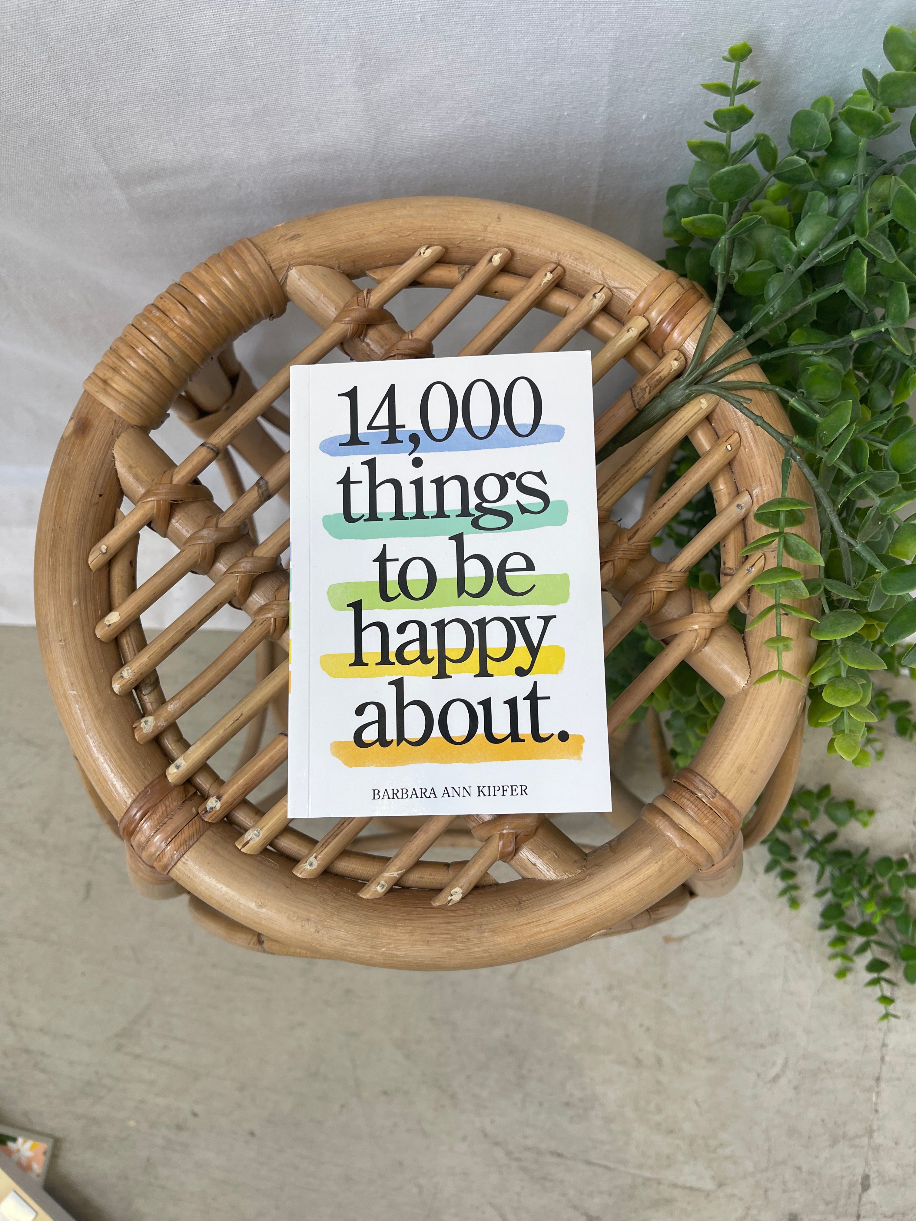 14,000 Things To Be Happy About Book-Books-Simon-The Silo Boutique, Women's Fashion Boutique Located in Warren and Grand Forks North Dakota