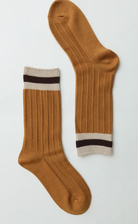 Varsity Stripe Leto Socks-Socks-Leto-The Silo Boutique, Women's Fashion Boutique Located in Warren and Grand Forks North Dakota