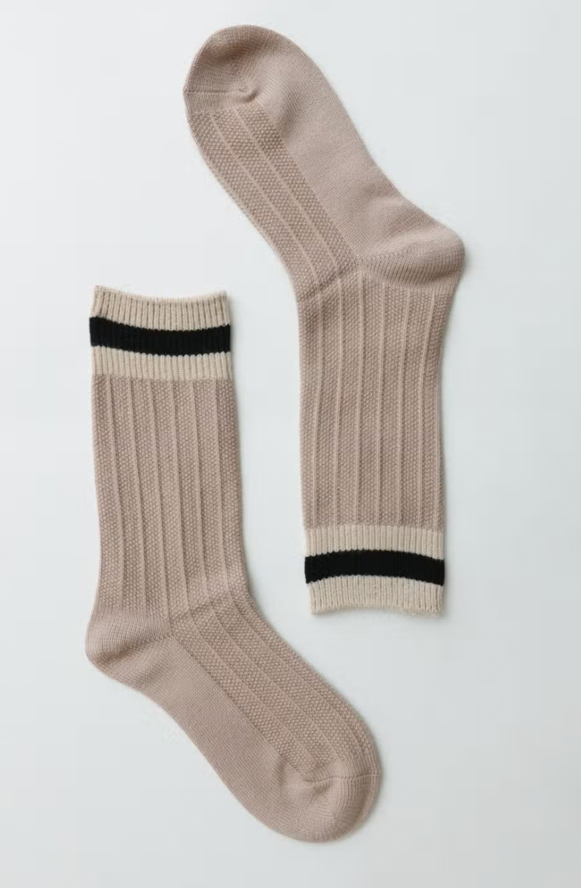 Varsity Stripe Leto Socks-Socks-Leto-The Silo Boutique, Women's Fashion Boutique Located in Warren and Grand Forks North Dakota