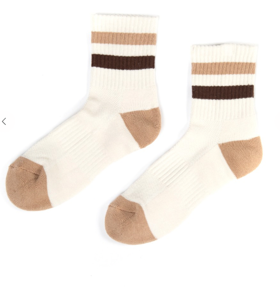 Very Stripe Pattern Socks-Socks-very j-The Silo Boutique, Women's Fashion Boutique Located in Warren and Grand Forks North Dakota