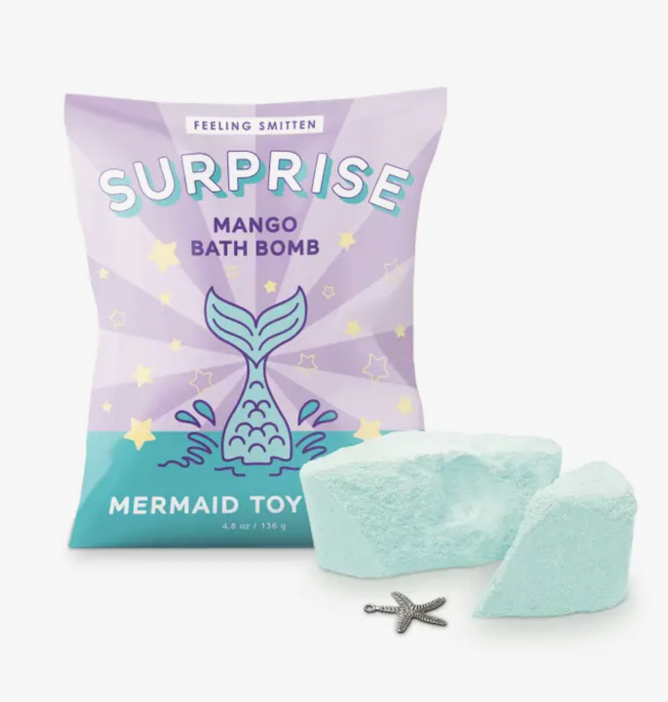 Mermaid Surprise Bath Bomb-Bath-smitten-The Silo Boutique, Women's Fashion Boutique Located in Warren and Grand Forks North Dakota