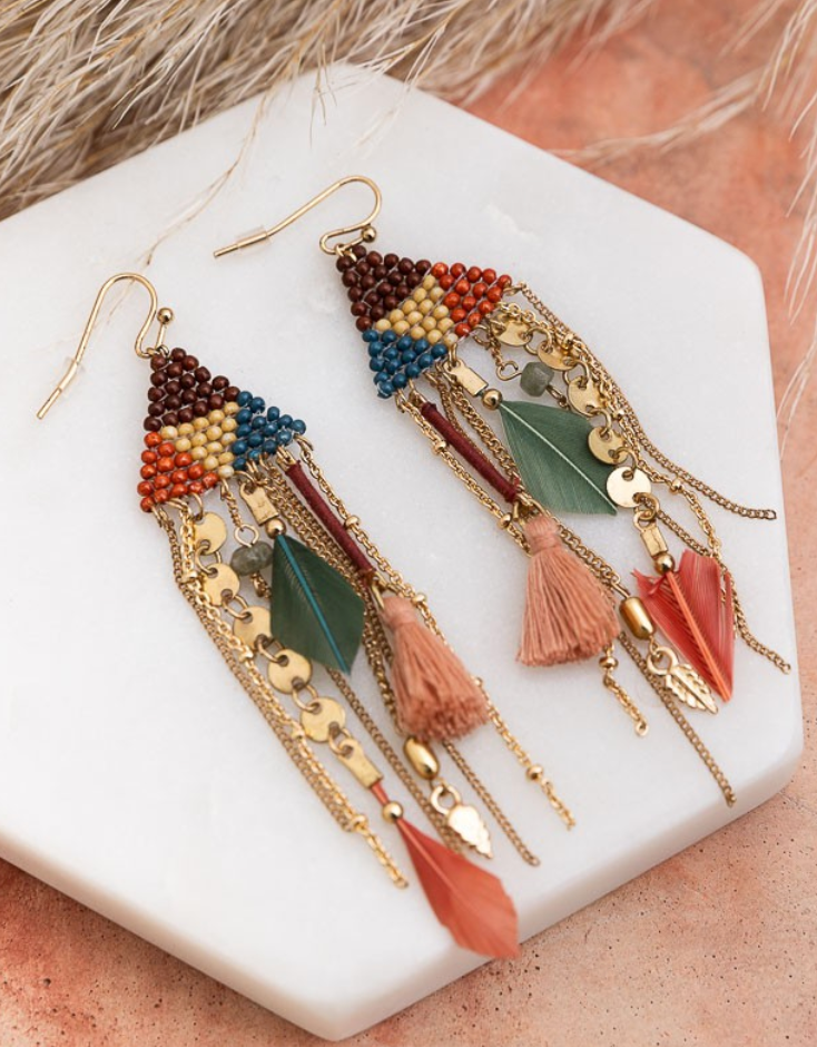 Boho Dreams Earrings-earrings-Leto-The Silo Boutique, Women's Fashion Boutique Located in Warren and Grand Forks North Dakota