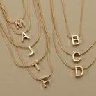 Delicate Initial Necklace-Necklaces-Fame-The Silo Boutique, Women's Fashion Boutique Located in Warren and Grand Forks North Dakota