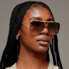 TopFoxx Bella Coffee Sunglasses-Sunglasses-topfoxx-The Silo Boutique, Women's Fashion Boutique Located in Warren and Grand Forks North Dakota