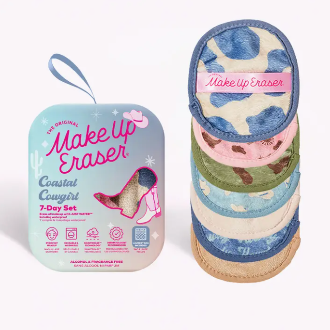 Coastal 7-Day MakeUp Eraser Set-Cosmetics-Make Up Eraser-The Silo Boutique, Women's Fashion Boutique Located in Warren and Grand Forks North Dakota