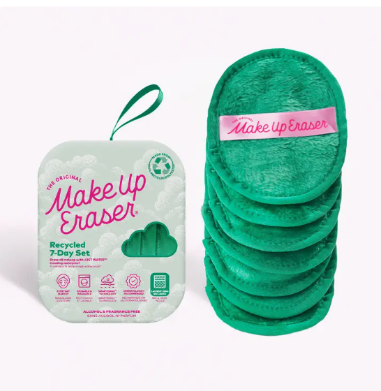 All Green 7-Day MakeUp Eraser Set-Cosmetics-Make Up Eraser-The Silo Boutique, Women's Fashion Boutique Located in Warren and Grand Forks North Dakota