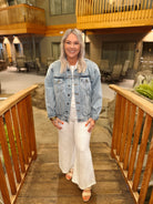 KUT Emmy Boyfriend Denim Jacket-Coats & Jackets-Kut-The Silo Boutique, Women's Fashion Boutique Located in Warren and Grand Forks North Dakota