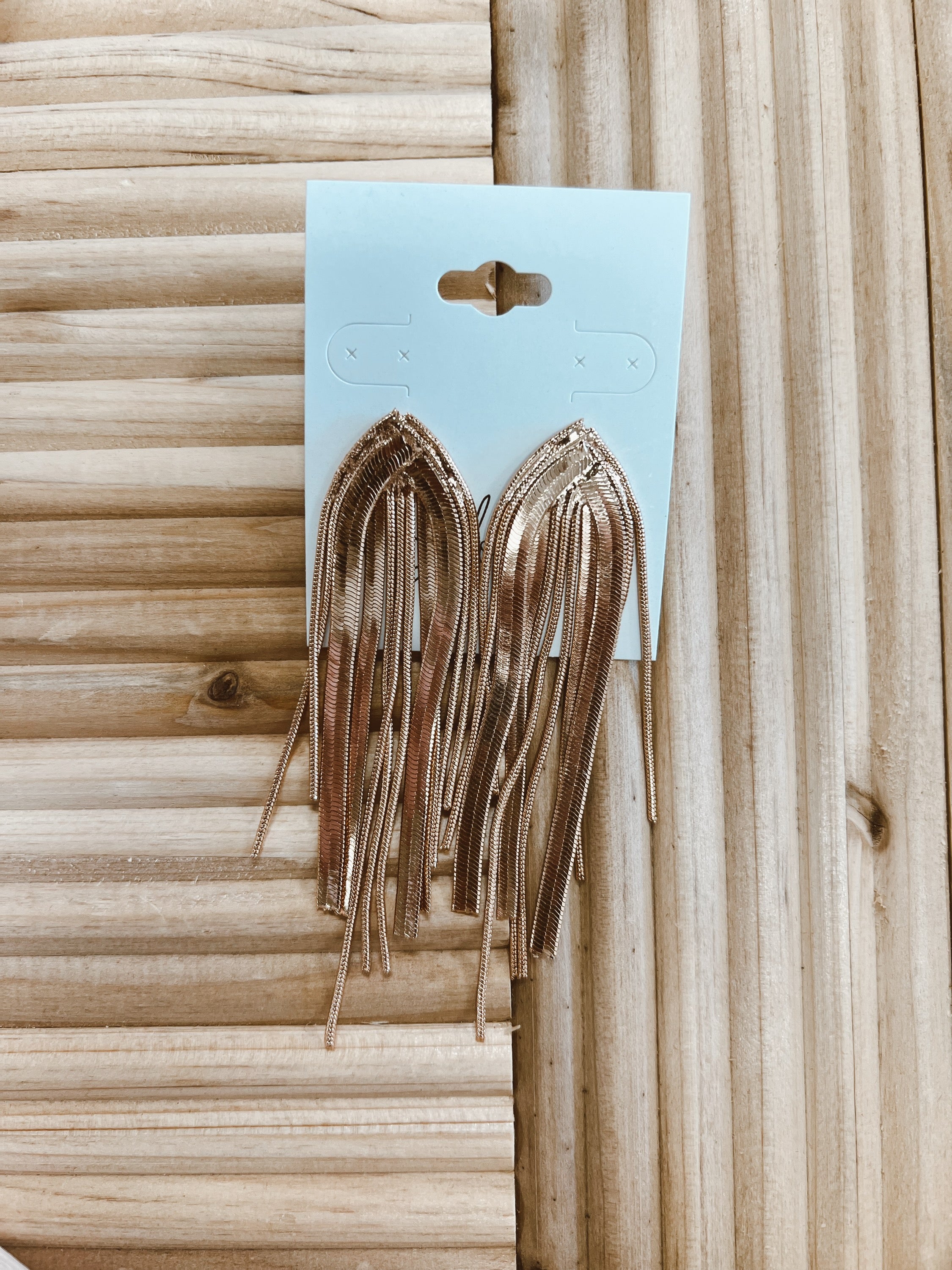 Kenze Gold Bone Statement Earrings-earrings-kennze-The Silo Boutique, Women's Fashion Boutique Located in Warren and Grand Forks North Dakota