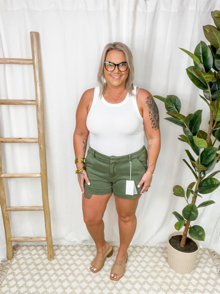 Dear John Green Bay Hampton Shorts-Shorts-dear john-The Silo Boutique, Women's Fashion Boutique Located in Warren and Grand Forks North Dakota