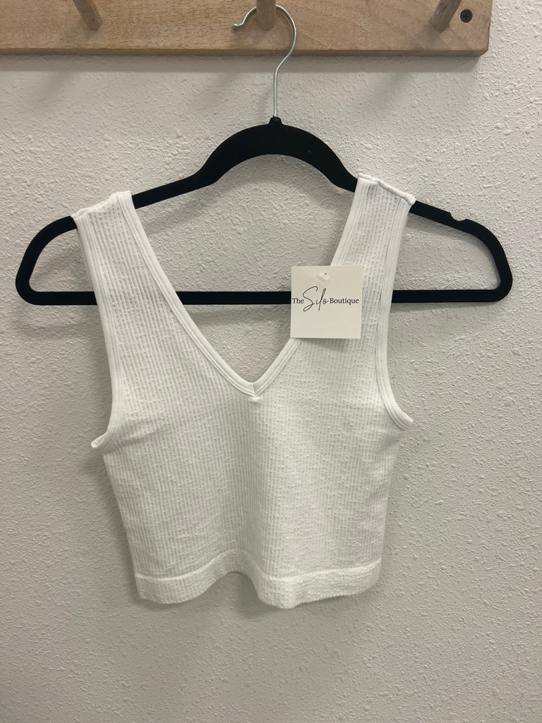 Together White Bralette Top-Bralettes-by together-The Silo Boutique, Women's Fashion Boutique Located in Warren and Grand Forks North Dakota