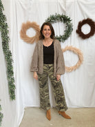 Kut Meg Wide Leg Camo Jeans-Jeans-kut-The Silo Boutique, Women's Fashion Boutique Located in Warren and Grand Forks North Dakota