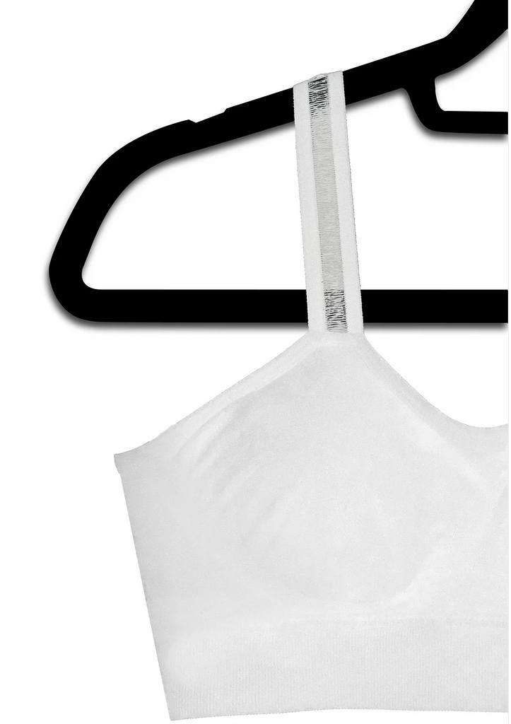 White Sheer Strap Bra by Strap Its-Bras-strap its/Bonnie-The Silo Boutique, Women's Fashion Boutique Located in Warren and Grand Forks North Dakota