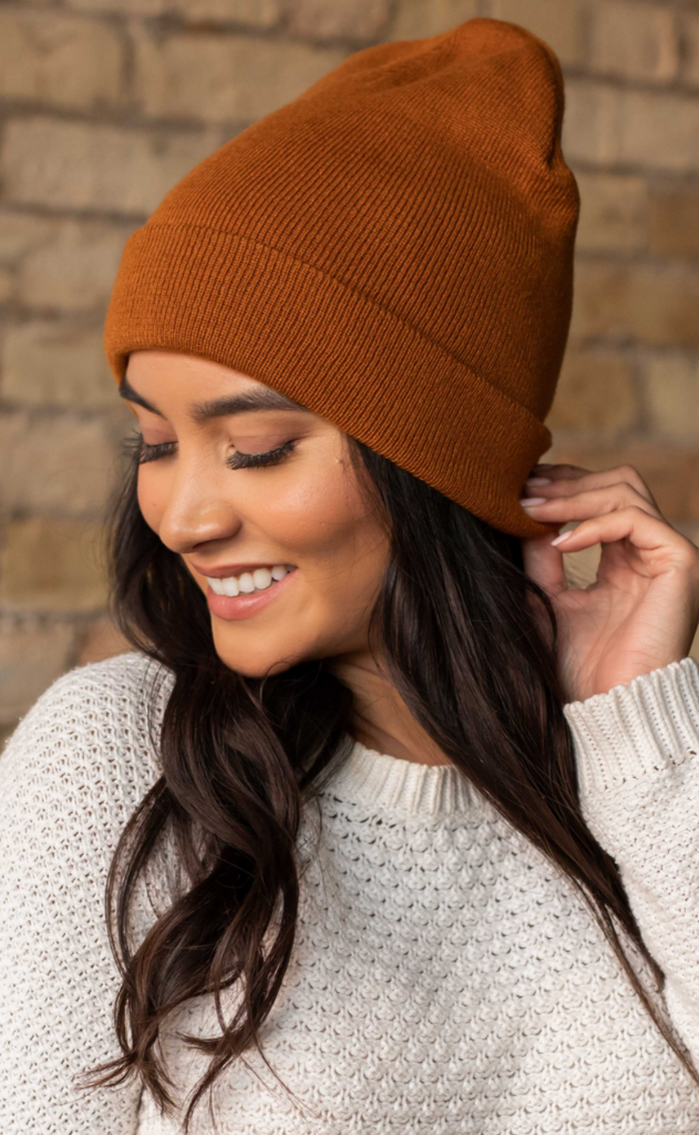 Panache Tobacco Slouchy Beanie Hat-Beanies-panaache-The Silo Boutique, Women's Fashion Boutique Located in Warren and Grand Forks North Dakota