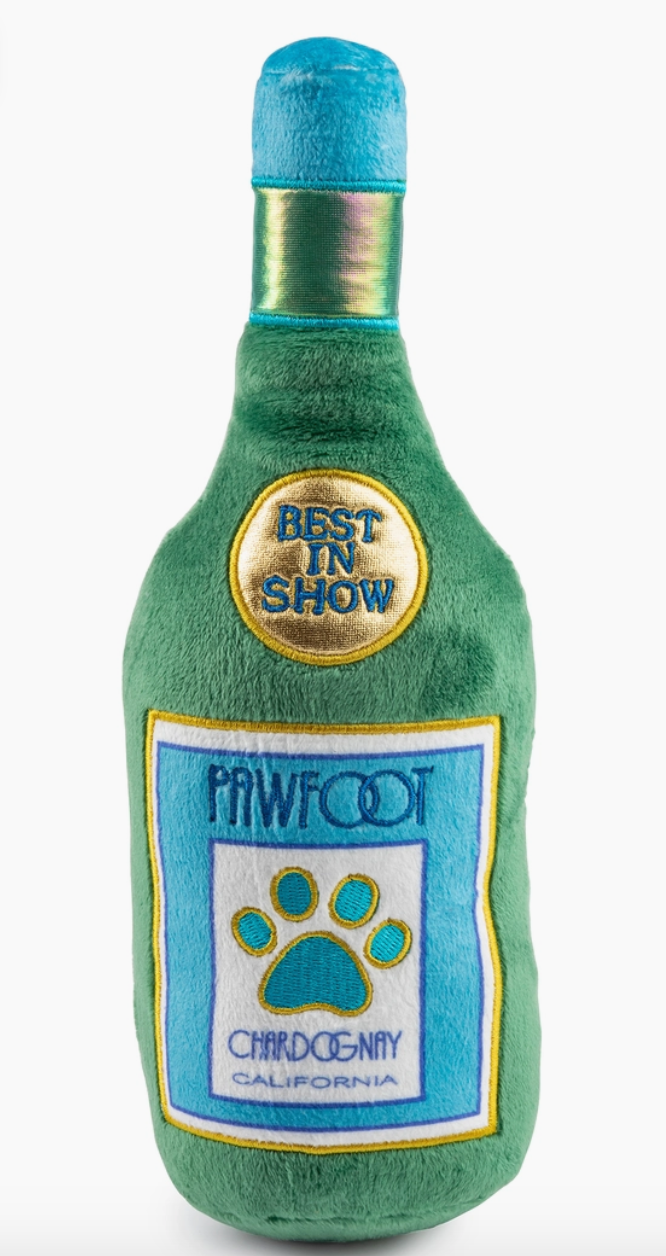 Pawfoot Wine Dog Toy-Dog Toys-haute diggity-The Silo Boutique, Women's Fashion Boutique Located in Warren and Grand Forks North Dakota