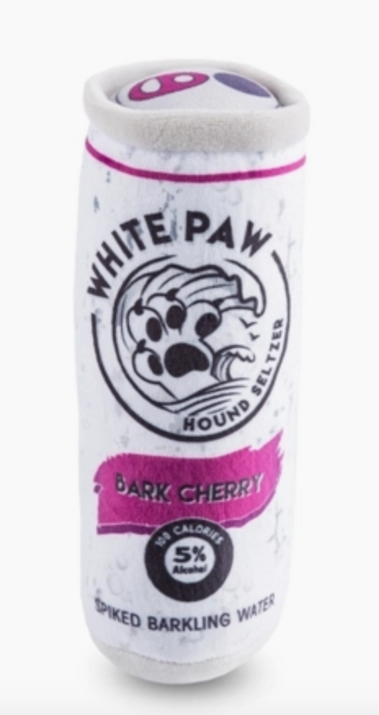 White Paw Bark Cherry Toy-Dog Toys-haute diggity-The Silo Boutique, Women's Fashion Boutique Located in Warren and Grand Forks North Dakota