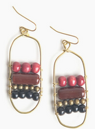 Desert Rose Ceramic Earrings-earrings-Fair Anita-The Silo Boutique, Women's Fashion Boutique Located in Warren and Grand Forks North Dakota