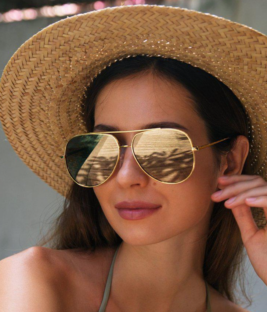 Freyrs Max Gold Mirrored Sunglasses-Sunglasses-freyers-The Silo Boutique, Women's Fashion Boutique Located in Warren and Grand Forks North Dakota