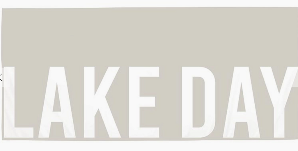 Lake Day Quick Dry Towel-Tea Towels-creative brand-The Silo Boutique, Women's Fashion Boutique Located in Warren and Grand Forks North Dakota