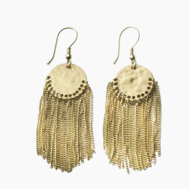 Rover Fun Fringe Earrings-earrings-rover-The Silo Boutique, Women's Fashion Boutique Located in Warren and Grand Forks North Dakota