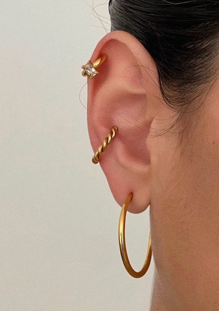 Ellie Vail Denisse Ear Cuff-Jewelry-ellie vail-The Silo Boutique, Women's Fashion Boutique Located in Warren and Grand Forks North Dakota