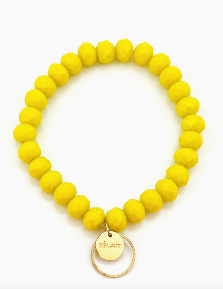 Beljoy Brecken Yellow Bracelet-Necklaces-beljoy-The Silo Boutique, Women's Fashion Boutique Located in Warren and Grand Forks North Dakota