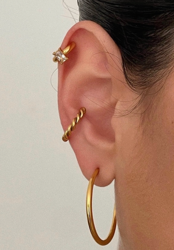 Ellie Vail Ear Cuff-Earrings-ellie vail-The Silo Boutique, Women's Fashion Boutique Located in Warren and Grand Forks North Dakota