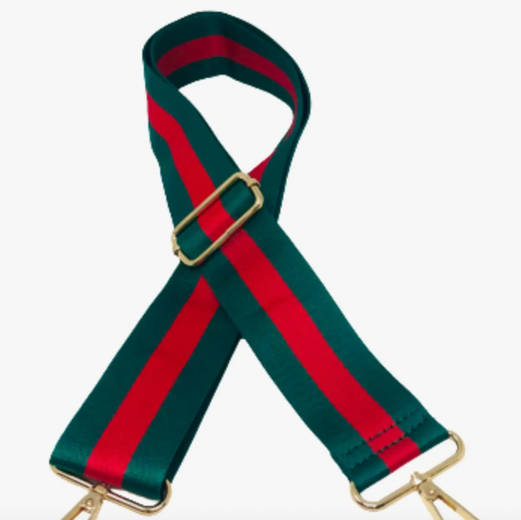 Green and Red Purse Strap by Thomas-Purse Straps-thomas and lee-The Silo Boutique, Women's Fashion Boutique Located in Warren and Grand Forks North Dakota