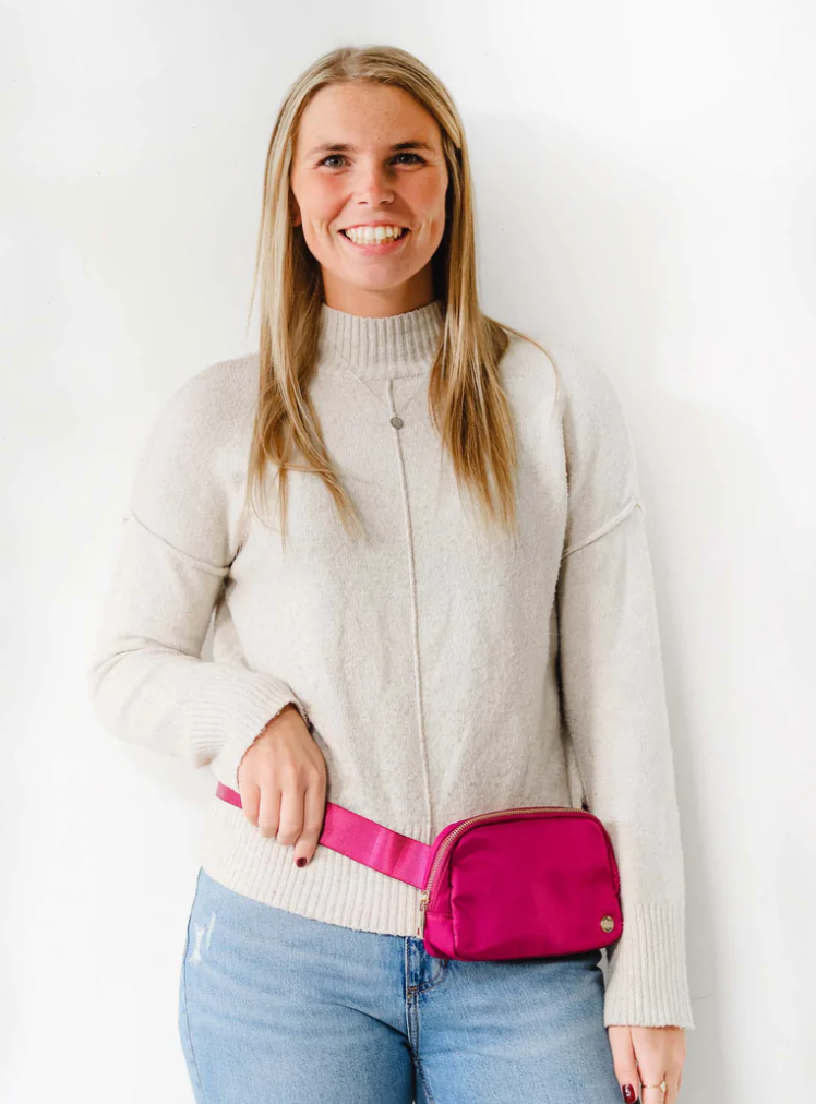All You Need Belt Bag + Wallet - Mulberry-Belt Bags-darling-The Silo Boutique, Women's Fashion Boutique Located in Warren and Grand Forks North Dakota
