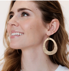 Nickel & Suede Vintage Bronze Willow Earrings-Earrings-nickel and Suede-The Silo Boutique, Women's Fashion Boutique Located in Warren and Grand Forks North Dakota